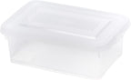 Allibert "Handy Storage Box with Click Lid, Transparent, 4 Litre