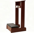 Prayer Kneeler with Sturdy Material, Easy to Clean, Prayer Bench High Resilience Sponge Pad, with Storage Drawer, for Home Church(Brown)