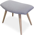 BABYCE Ottoman Stool Shoe Bench Upholstered Dressing Table Footrest Change Shoe Footrest for Living Room Bedroom Vintage Stool, 58X26X46cm for Bedroom Corridor (Color : Gray, Size : 58X26X46cm)