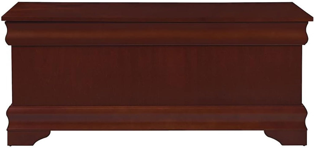 Warm Brown Cedar Chest - Wood Lined Storage Cozy Winter Family-Friendly Decor