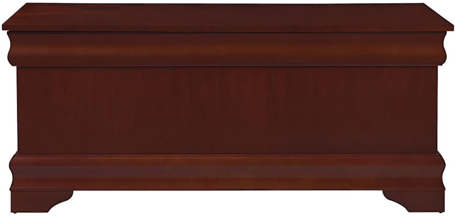 Warm Brown Cedar Chest - Wood Lined Storage Cozy Winter Family-Friendly Decor