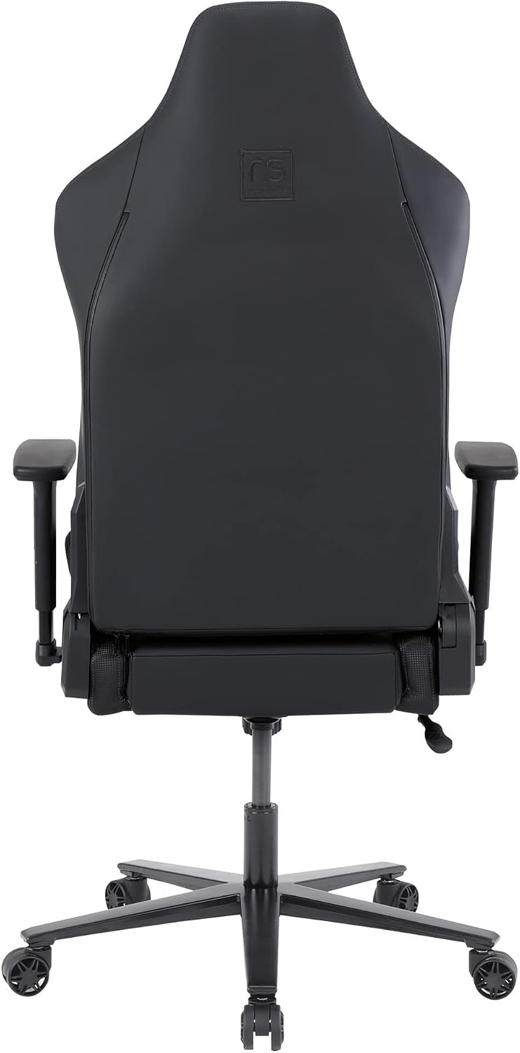 RS Gaming™ Vertex Ergonomic Faux Leather High-Back Gaming Office Chair, Black, BIFMA Compliant