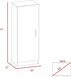 Modern Minimalist Pantry, Simple Single Door Cabinet with Storage,for Kitchen Home