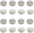 Bonsicoky 16 Pcs White Plastic Connector, Wire Grid Cube Connector for Modular Closet Storage Organizer and DIY Wire Cube Storage Unit
