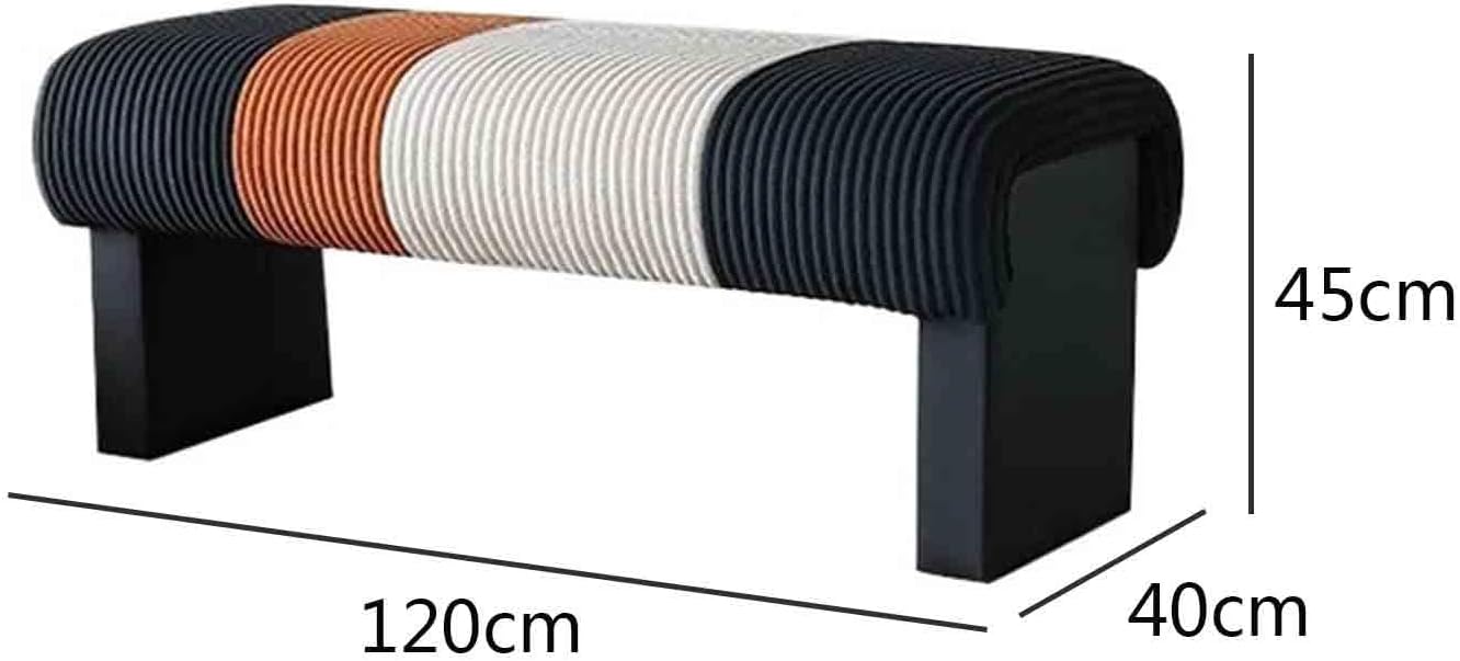 Modern Bed end Bench Bedroom Living Room Dressing Shoe Changing Entryway(Small)