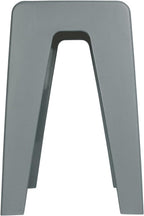 Wenko Kumba Bathroom Stool Grey – Stool, Beanbag, Living Stool, Polypropylene, 38 x 47 x 32 cm, Grey