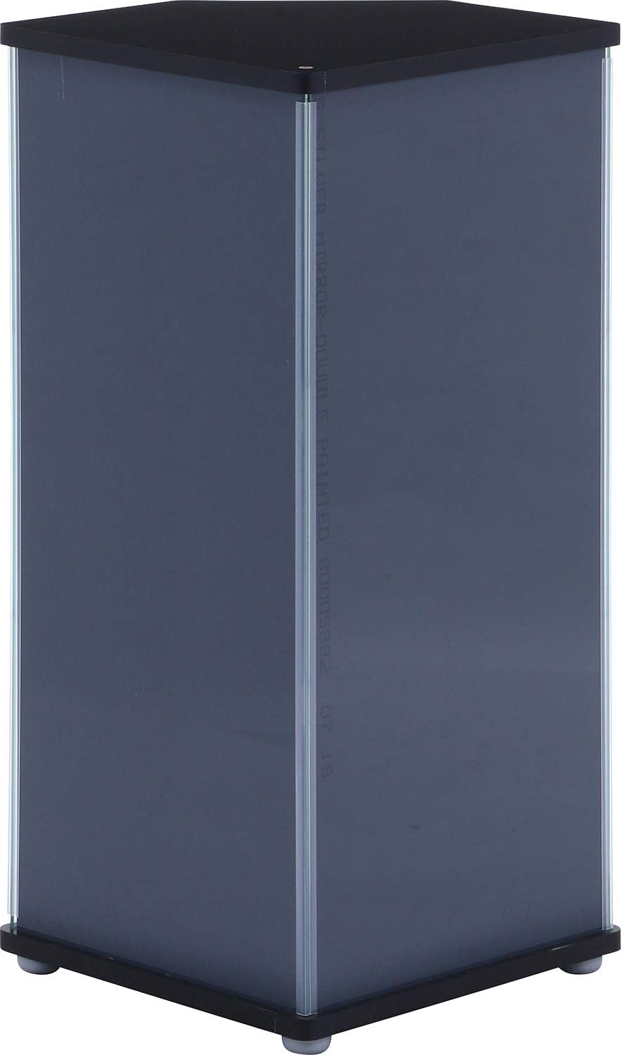 Fuji Boeki 99481 Collection Case, Figure Case, 3 Tiers, Width 21.7 x Depth 17.1 x Height 33.9 inches (55 x 43.5 x 86 cm), Black, Corner Type, Rear Mirror, Assembly Required