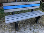 Buddy Bench with Recycled Plastic Frames (Any Color)