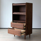 Entryway Cabinet Nordic Black Walnut Living Room Kitchen Dining Side Simple Cupboard Side Cabinet Solid Wood Storage Cabinet Sideboard Storage Cabinet