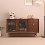 Entryway Cabinet Nordic Retro Solid Wood Dining Sideboard Simple Home Tea Cabinet Living Room Storage Cabinet Sideboard Storage Cabinet