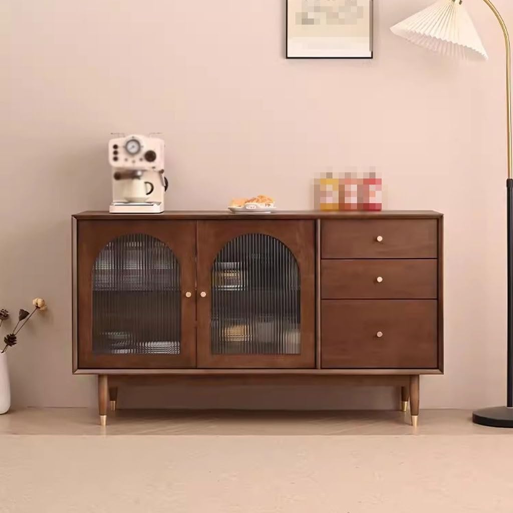 Entryway Cabinet Nordic Retro Solid Wood Dining Sideboard Simple Home Tea Cabinet Living Room Storage Cabinet Sideboard Storage Cabinet