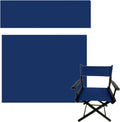 Upone Director Chair Canvas Replacement Cover kit for 18'' Directors Chairs,Movie Chair, Replacement Canvas Seat and Back for Home Director Chair,Black, Red, Green, Gray,Blue,Medium Size(Blue)