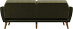 Novogratz 2144979N Tallulah Memory Foam Futo, Green