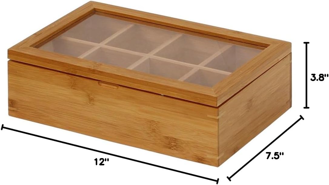 Oceanstar Bamboo Tea Box
