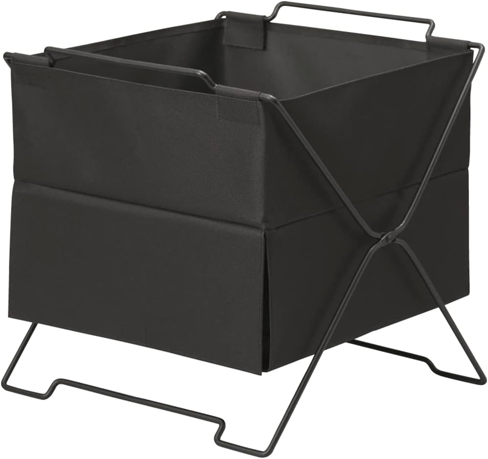 King Jim KSP002SC-BK Storage Supplies Stacking Basket Chest Stackable Black