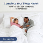 Wrap Around Dust Ruffle Bed Skirt - White - for Queen Size Beds with 12 Inch Drop - Easy Fit Elastic Strap - Adjustable Pleated Bedskirt w/Brushed Fabric - Wrinkle Free - for Women, Men, Kids & Teens