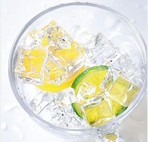 Jucoan 1000 PCS Fake Ice Cubes, 4.5 lbs 1 Inch Irregular Acrylic Crushed Ice Rocks Vase Fillers for 2-3 Quart Vase, Artificial Crystals Diamond Gems for Table Scatters, Wedding Party Centerpieces