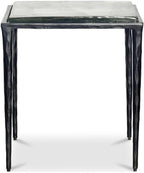 Moe's Home Collection Mari Side Table Metal Clear