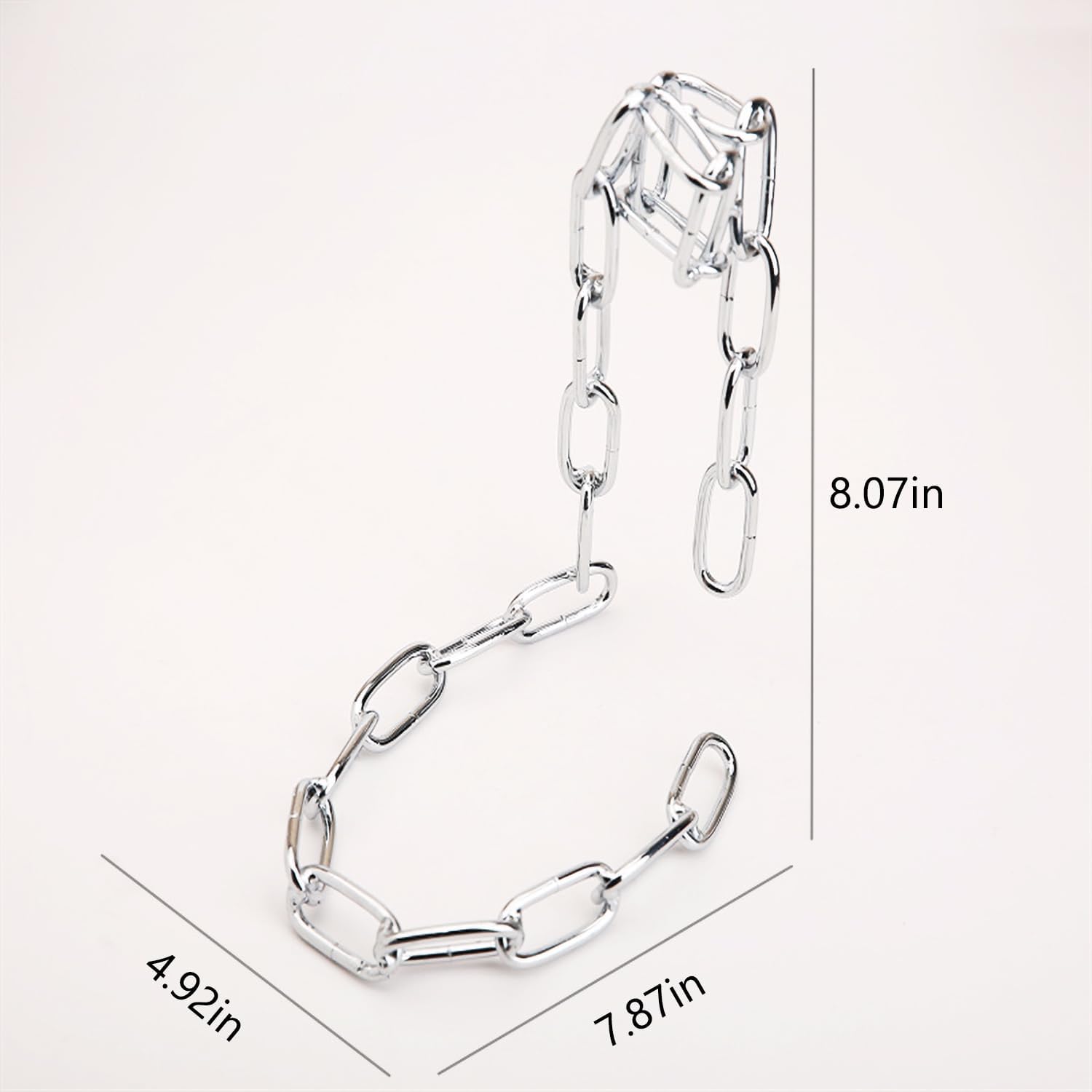 Floating Wine Bottle Holder - Magic Steel Chain Wine Rack, Metal Wine Bottle Holder, Wine Bottle Stand for Bar and Home Decoration (Silver)