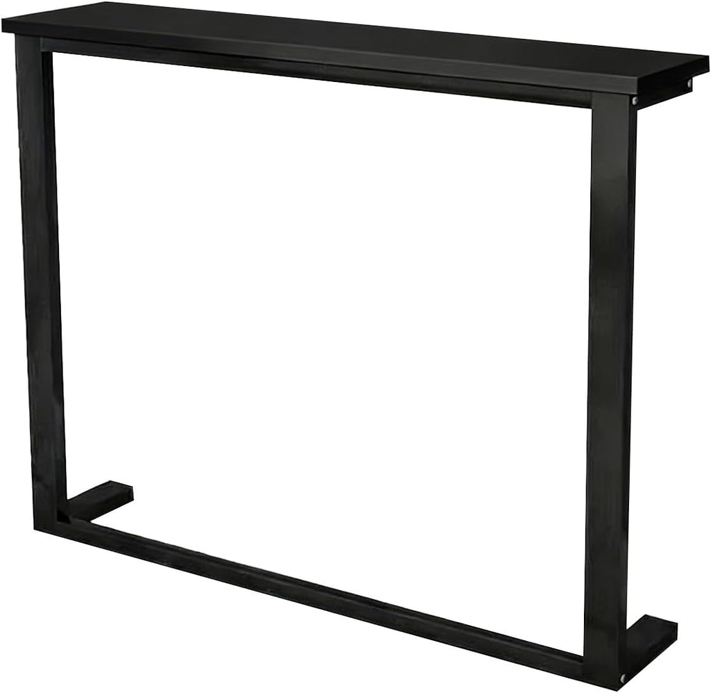Home Radiator Cover Shelf, Over Radiator Table, Sofa End Computer Desk Coffee Snack Tall Console Tables for Living Room or Corridor(Black,80x80x20cm)