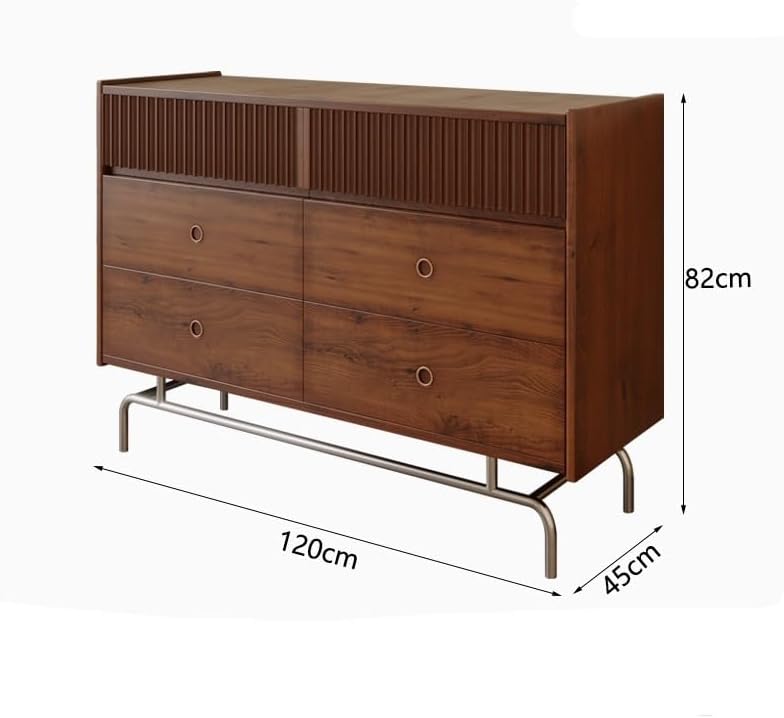 Entryway Cabinet Family Porch Drawer Living Room Wall Storage Cabinet Retro Dining Sideboard Sideboard Storage Cabinet(120cm)