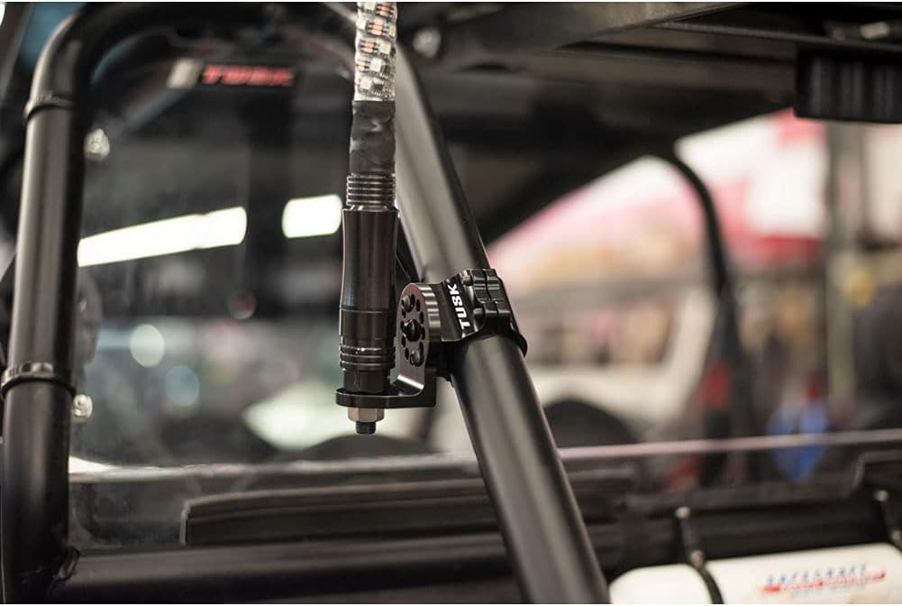 Tusk Heavy Duty Adjustable Flag Mount 1 3/4"-1 7/8" Compatible with Polaris RZR XP/XP4 1000 2014-2021/KRX 1000 2020-2025/KRX4 1000 2023-2025 (2)