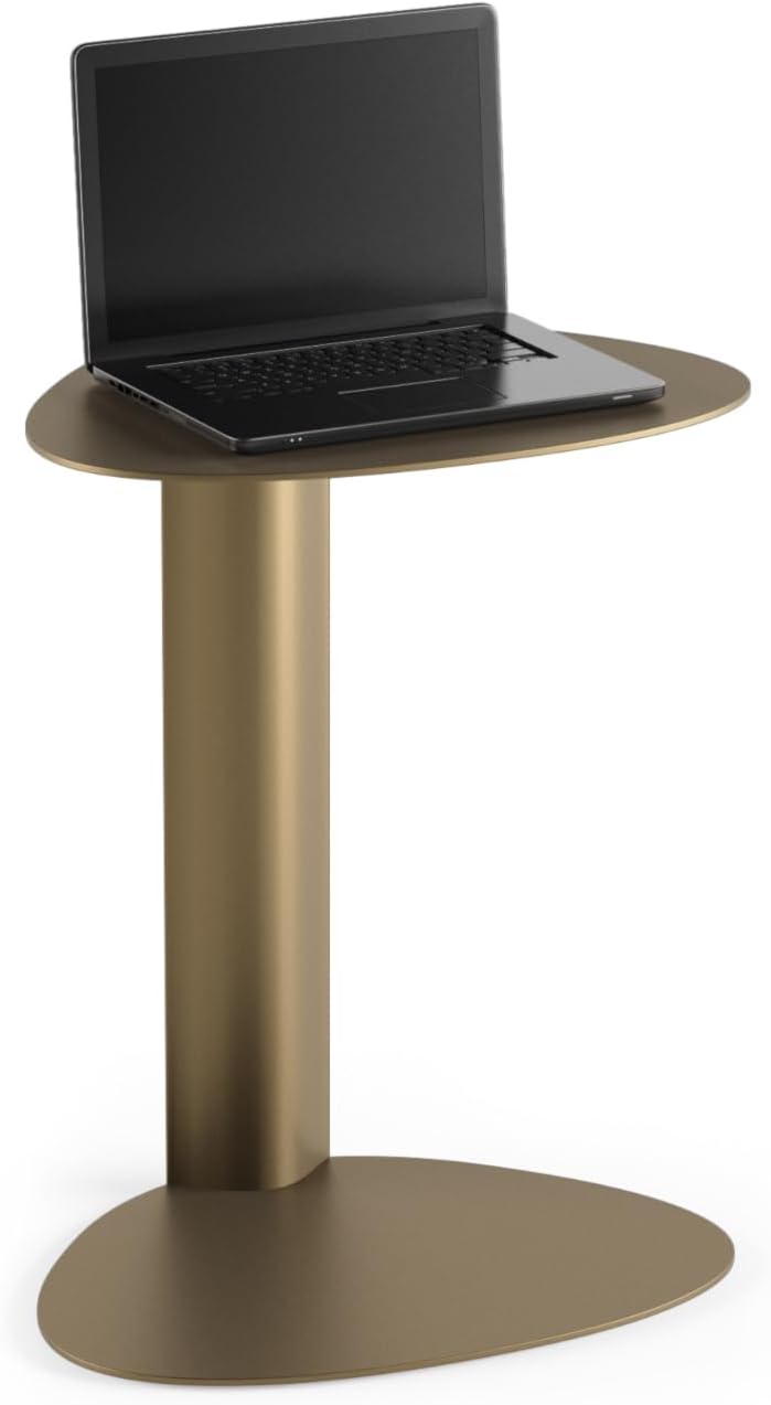 BDI Furniture Bink 1025-19.25'' Laptop Stand, Side Table, End Table, C Table for Sofa or Bedside, Bronze