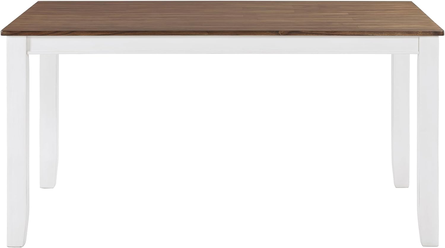 Lexicon Dining Table Set for 6 with Chairs, Wood 7 Piece Farmhouse Dining Room Table and Chairs Set of 6, Cross Back, Easy Assembly Seater for Indoor Home, Dinner, Kitchen, Cherry/White