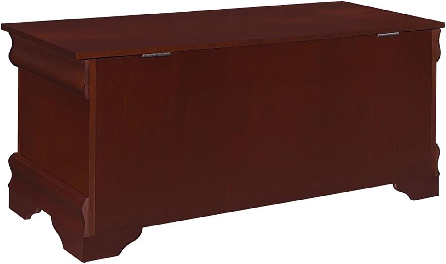 Warm Brown Cedar Chest - Wood Lined Storage Cozy Winter Family-Friendly Decor