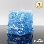 PMLAND Clear Fake Ice Rocks – 180 Pcs Large Light Blue Acrylic Gems Crushed Plastic Diamonds Vase Filler for Centerpieces, Theme Décor, Holidays, Parties, Aquarium & Table Scatter