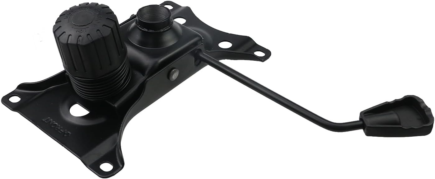 Wealrit Office Chair Tilt Base, Heavy Duty Control Lift Mechanism Black Swivel Base Plate 8.3" x 5.1" Mouting Holes Dimension Office Chair Parts Replacement