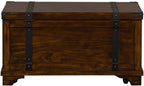 Liberty Furniture Industries Aspen Skies Storage Trunk, W38 x D23 x H20, Medium Brown
