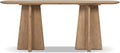 Jennifer Taylor Home Clarence 72" Reclaimed Wood Sculptural Console Table, Antique Natural Brown Reclaimed Pine Wood
