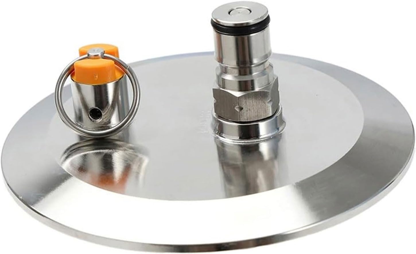 Stainless Steel Triples Clamps End Cap with Ball Post Dry Hoppers Accessories Brewing Equipment Supplies