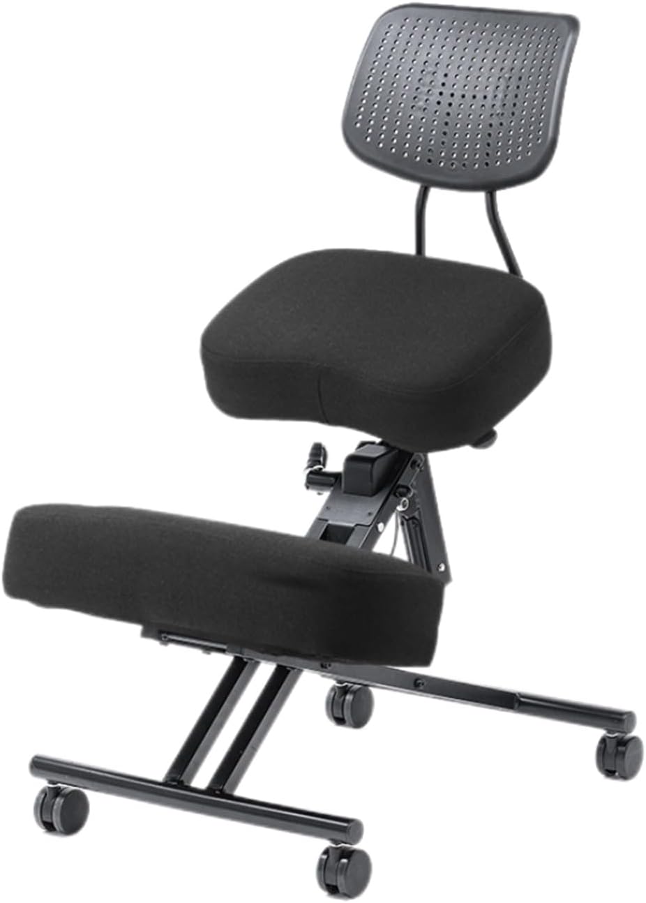 Adjustable Kneeling Stool Office Chair for Back & Neck Pain Relief, Ergonomic Posture Corrector, Height-Adjustable Design for Comfort and Support
