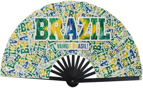 USA Folding Hand Fan 4th of July Outfits for Women World Soccer Cup 2026 Merchandise Patriotic Decorations