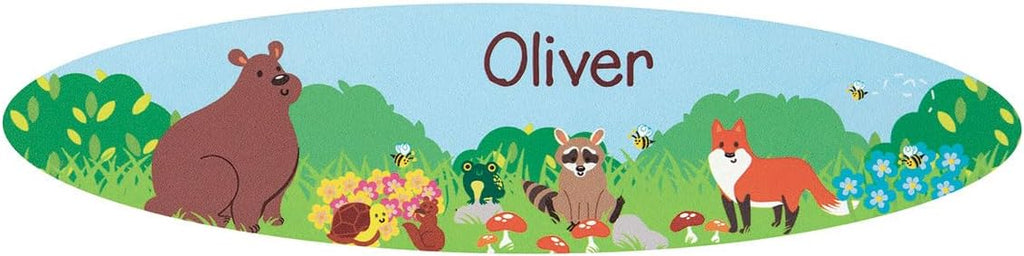 Fox Valley Traders Custom Woodland Animals Children's Rocking Chair, Durable Wood - Measures 14 1/2" Wide x 11 1/2" Deep; 22 1/2" Overall Height, Natural Rocker