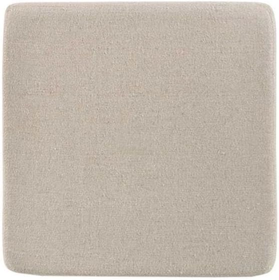Carolina Chair & Table Remick 24" Counter Stool with Linen Upholstered Seat - Solid Wooden Frame, Twist Turned Legs with Antique Brass Nailhead Trim Accent Stool for Kitchens, Bars (Natural Oak)