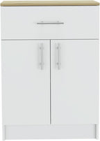 Oxford Pantry Cabinet, Kitchen Storage Solution for Utensils, Food & Dishes - Wall Storage, Adjustable Shelves, Compact Design