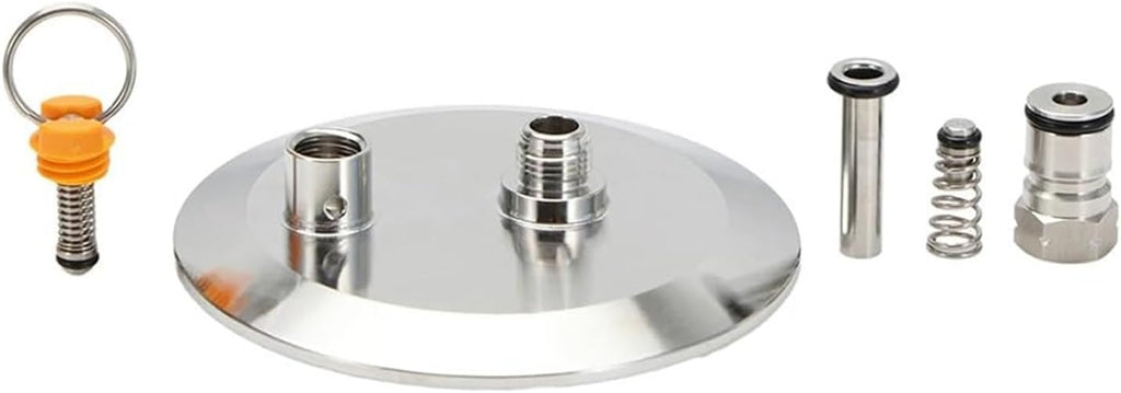 Stainless Steel Triples Clamps End Cap with Ball Post Dry Hoppers Accessories Brewing Equipment Supplies