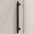 MAKLAINE Tall Engineered Wood Kitchen Pantry Cabinet with Doors, Linen White Oak Finish, Adjustable Shelves, Freestanding Storage Cupboard, Farmhouse Style for Kitchen or Dining Room