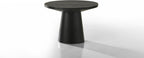 Black 3 Coffee, End, Console Table Set with Pedestal Base
