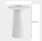 Ins Style Iron Round Sofa Side Table - Bedroom Bedside, Balcony Corner Casual re Table
