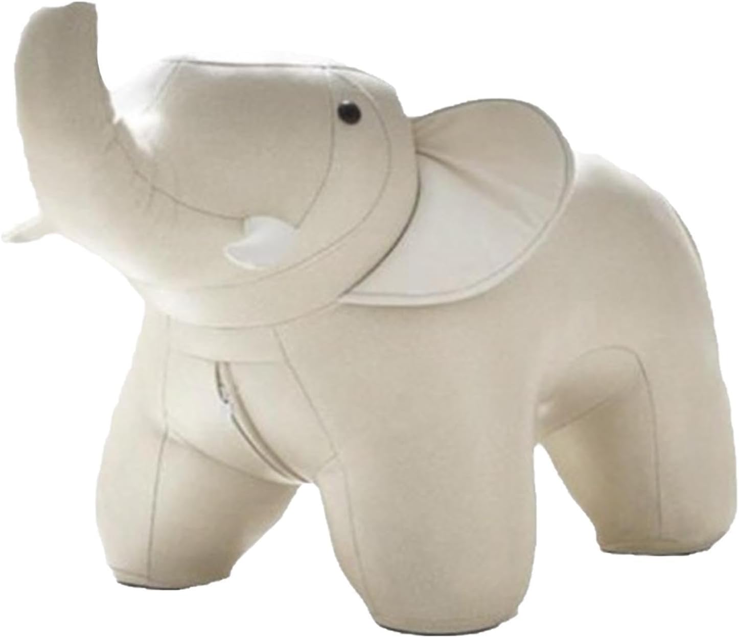 Animal Footstool Sturdy Elephant Ottoman for Playroom Bedroom Living Room