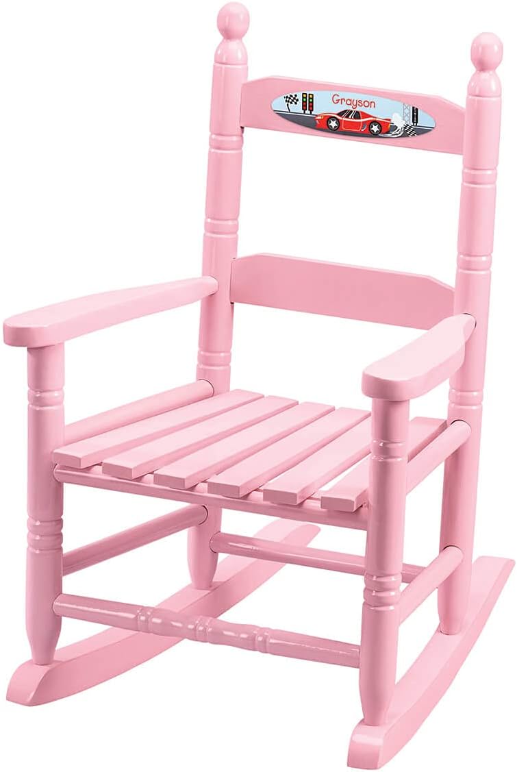 Fox Valley Traders Custom Racecar Children's Rocking Chair