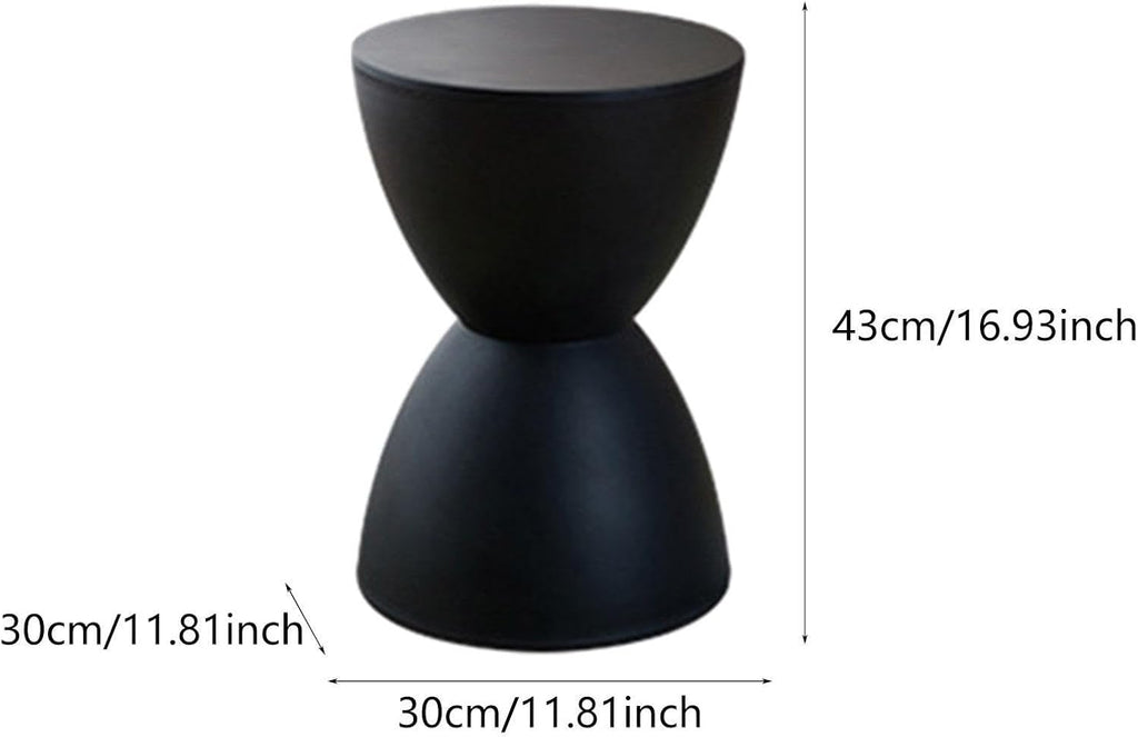 Ottoman Foot Stool Children Chair for Playroom Apartment Bedroom Doorway, Black