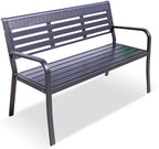 Patio Benches for Outdoors Outdoor Garden Bench Park Chair Rest Open-air Community Leisure Stool Backrest Garden Benches for Outdoors