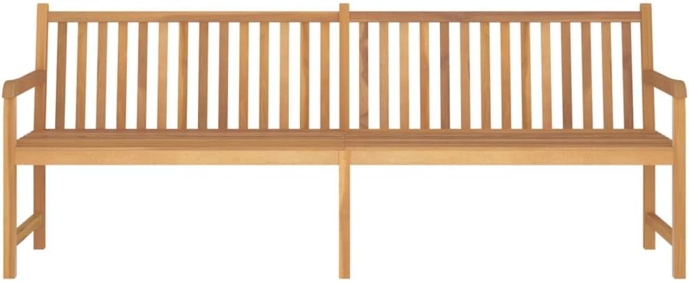 Garden Bench Warm Teak Wood Fine Sanded Teak Hardwood Large,Solid Teak 4Seater Garden Bench for Comfort and Style Outdoor Patio Furniture