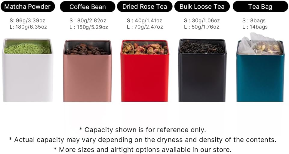 Square Tin Can Empty Cube Steel Box Storage Container kit 65mm Series for Treats, Gifts, Favors, Loose Tea, Coffee and Crafts, Emerald Green, 3S