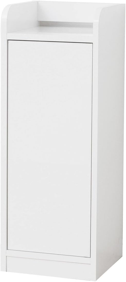Kuroshio Mirror Modem Storage Rack, Slim, White, Width 11.8 inches (30 cm), Phone Stand, Modem Rack